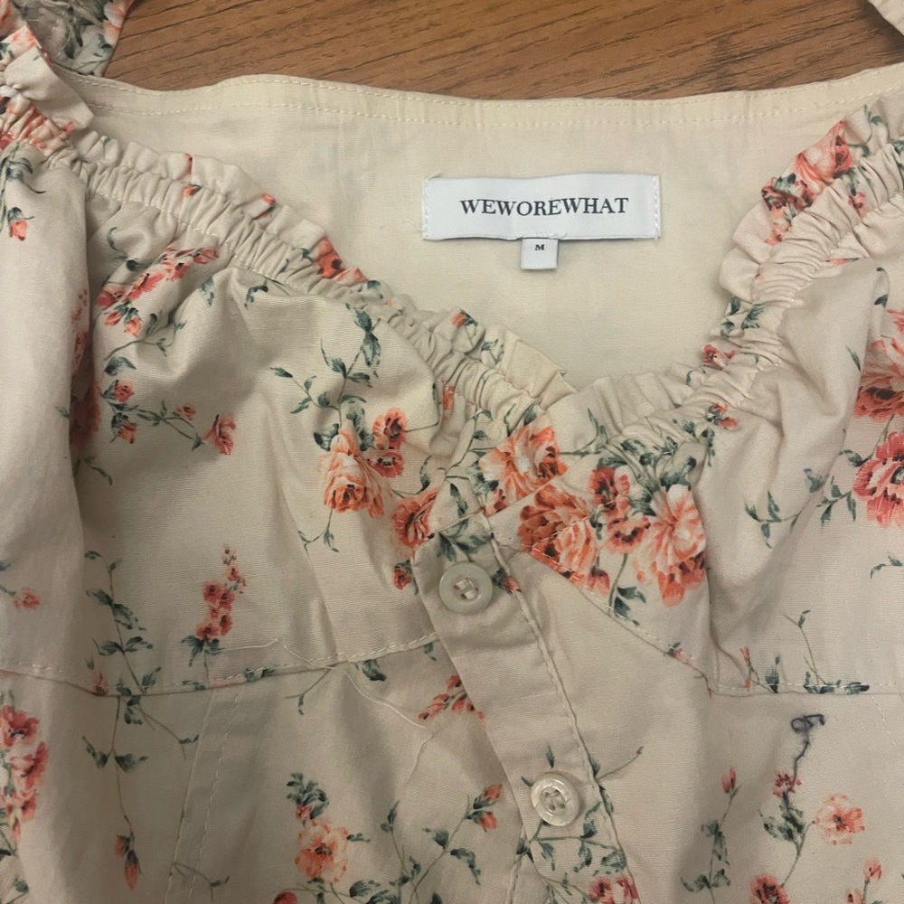 WeWoreWhat Floral Ruffle Blouse - Picture 3 of 3